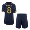 Maglia ufficiale Real Madrid Kroos 8 Trasferta 2023-24 per Bambino